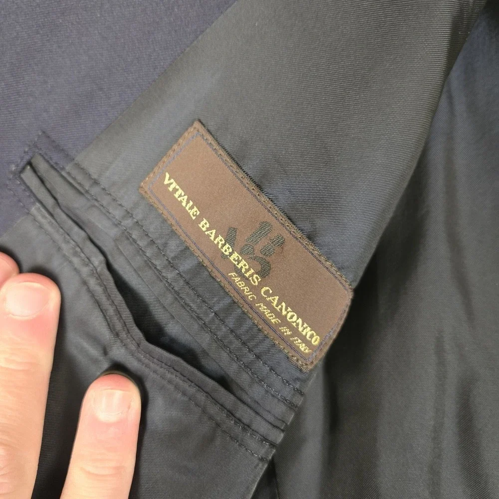 Brooks Brothers Suit Mens 44L 35x35 Golden Fleece‎ Madison Vitale Full Canvas